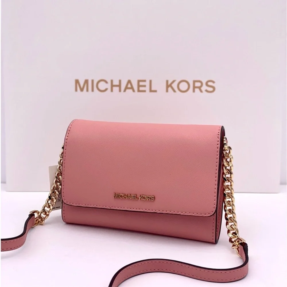 Michael Kors Pink Phone Crossbody Bag